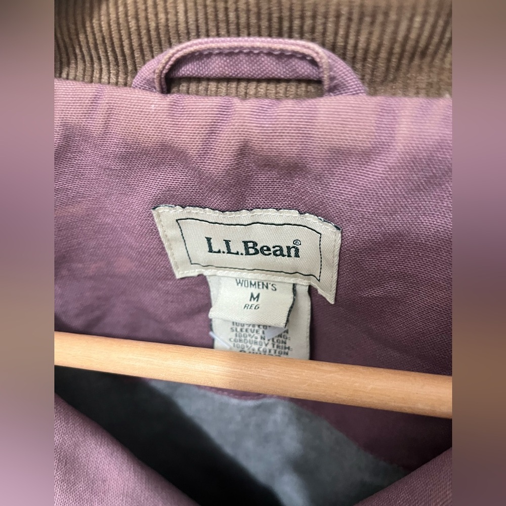 L.L. Bean Purple Mauve Barn Coat - Picture 2 of 6